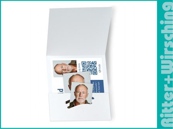 Passmappen "Kombi XL" für E-Passbild