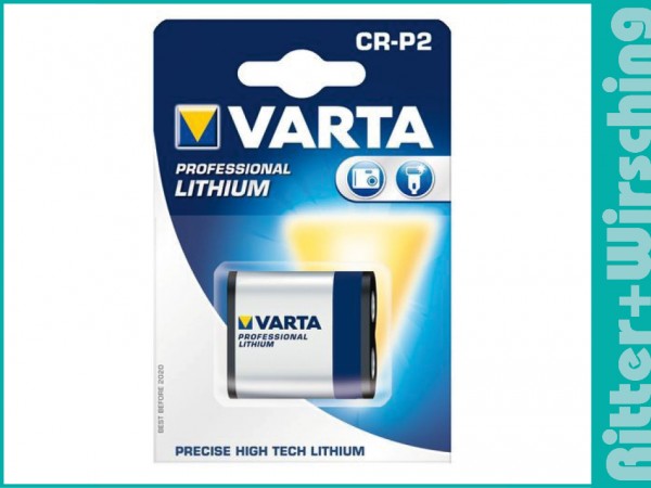 Varta CR P 2 Lithium 6V 6204