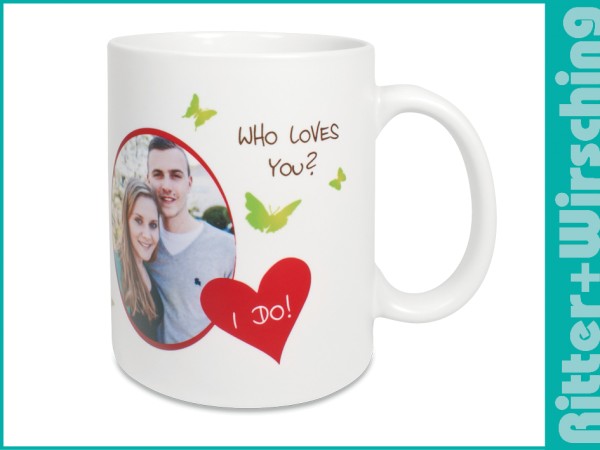 DURAGLAZE-Tasse Weiß glänzend