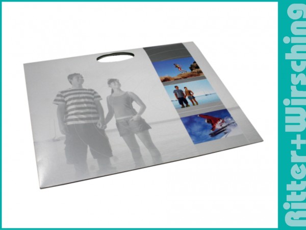 Postertasche 20 x 30 cm Silverline mit Griff