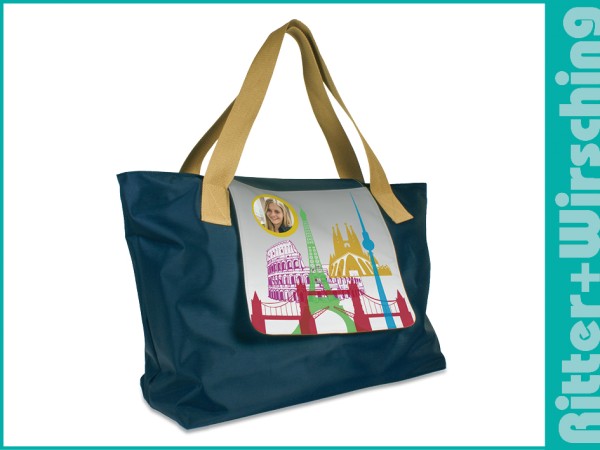 Shopper / Strandtasche - Beige