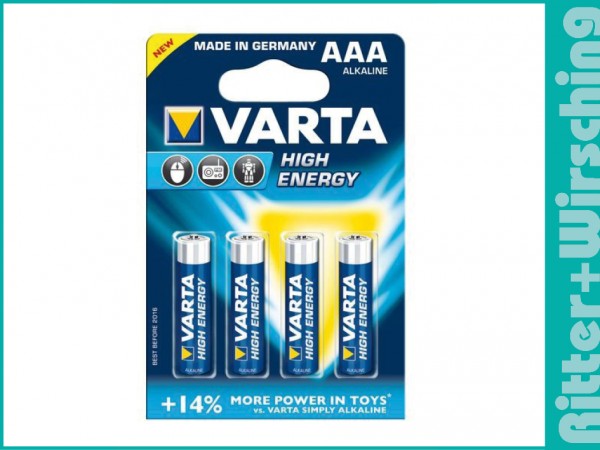 Varta High Energy 2400 Micro LR03 AAA