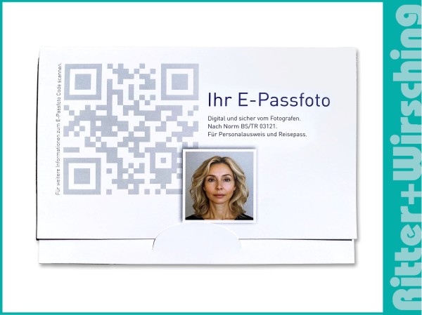 Passmappen XL für E-Passbild