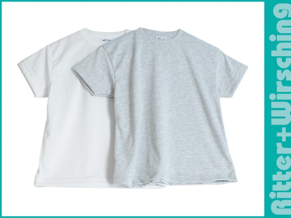 Basic-T-Shirts Weiß für Kinder